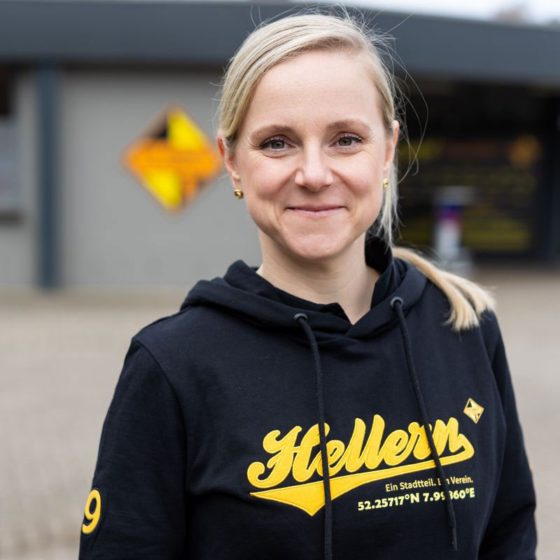 Nina Peiler, Leitung Gesch&auml;ftsstelle des SV Hellern