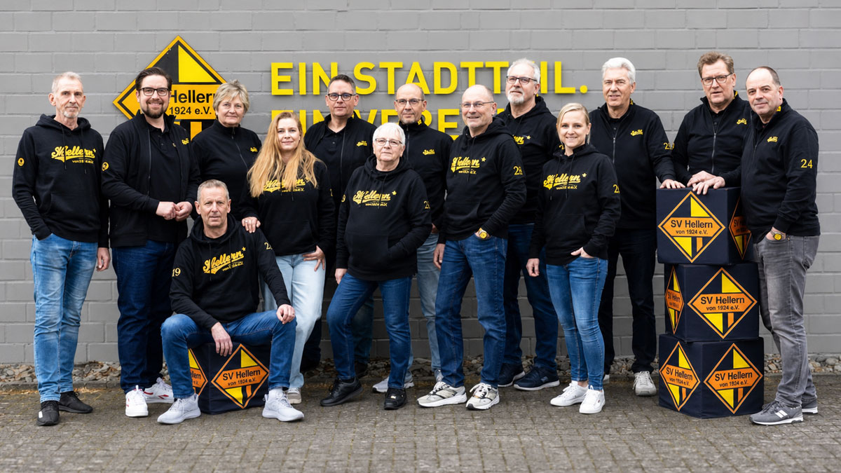 Gesamtvorstand, &Auml;ltestenrat, Beirat und Team der Gesch&auml;ftsstelle des SV Hellern 2026