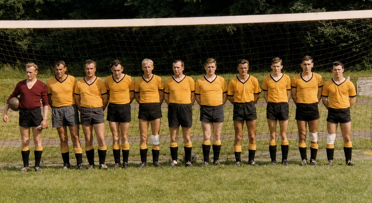 Historisches Archivbild des SV Hellern
