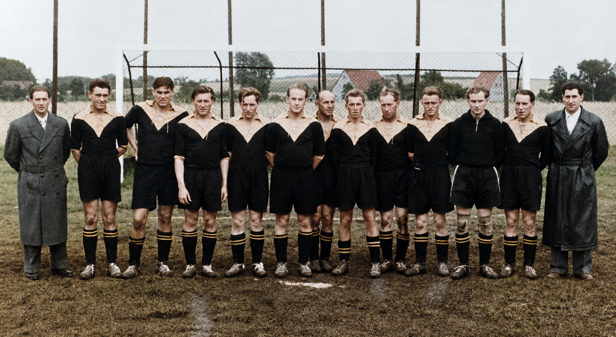 Historisches Archivbild des SV Hellern